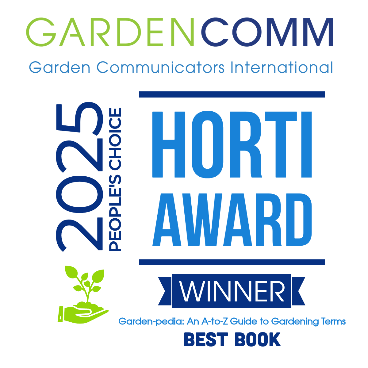 GardenComm People's Choice "Horti Awards" for Best Book